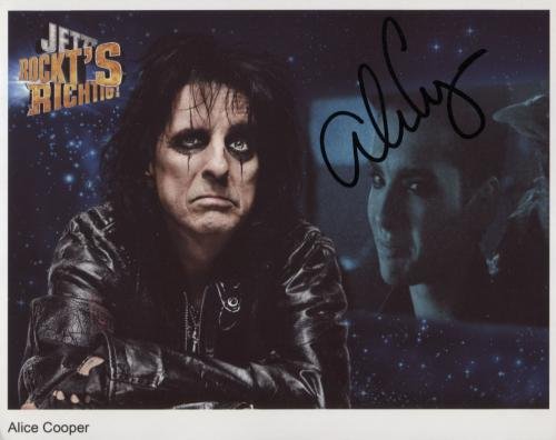 Alice Cooper SIGNED 8" x 10" Photo + Certificate Of Authentication  100% Genuine