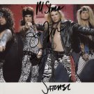 Steel Panther FULLY SIGNED Photo + Certificate Of Authentication 100% Genuine