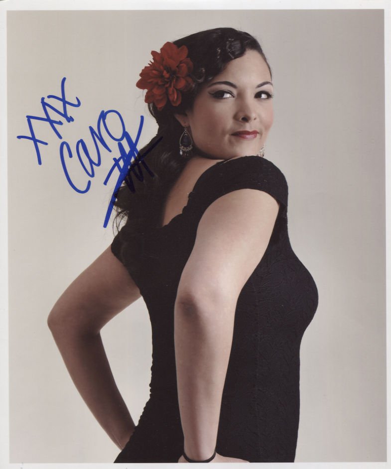 Caro Emerald SIGNED 8" x 10" Photo + Certificate Of Authentication 100% Genuine