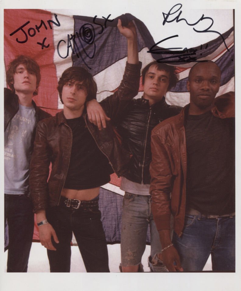 The Libertines (Band) FULLY SIGNED Photo + Certificate Of Authentication 100% Genuine