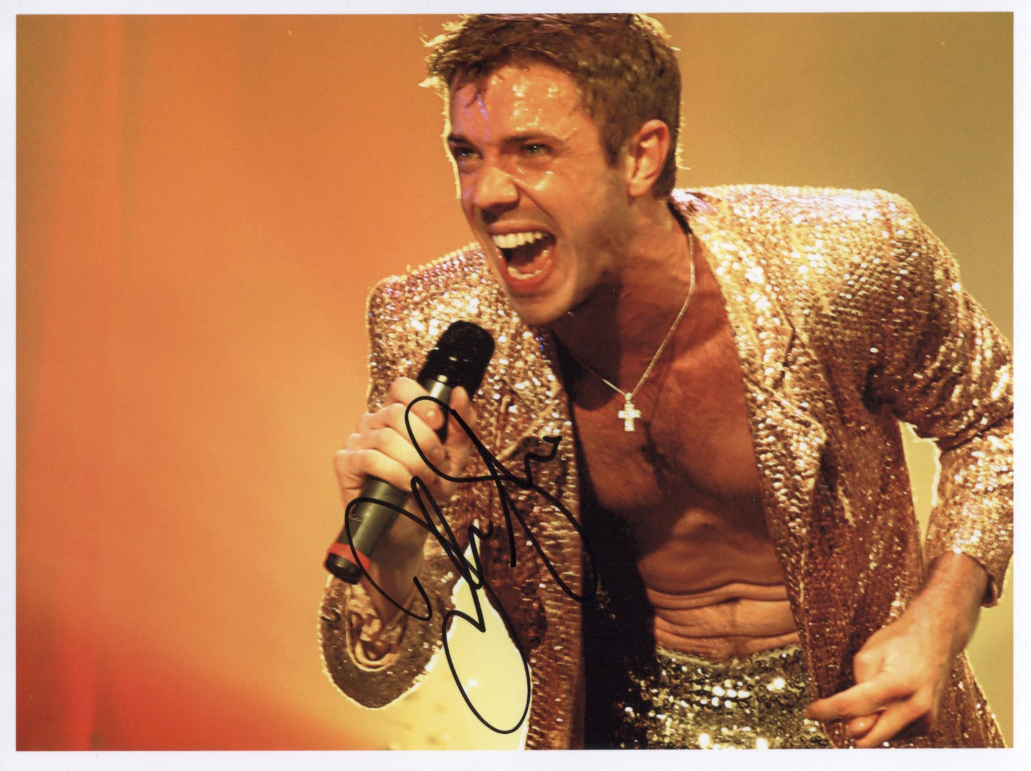 Jake Shears (Scissor Sisters) SIGNED 8" x 10" Photo + Certificate Of Authentication 100% Genuine