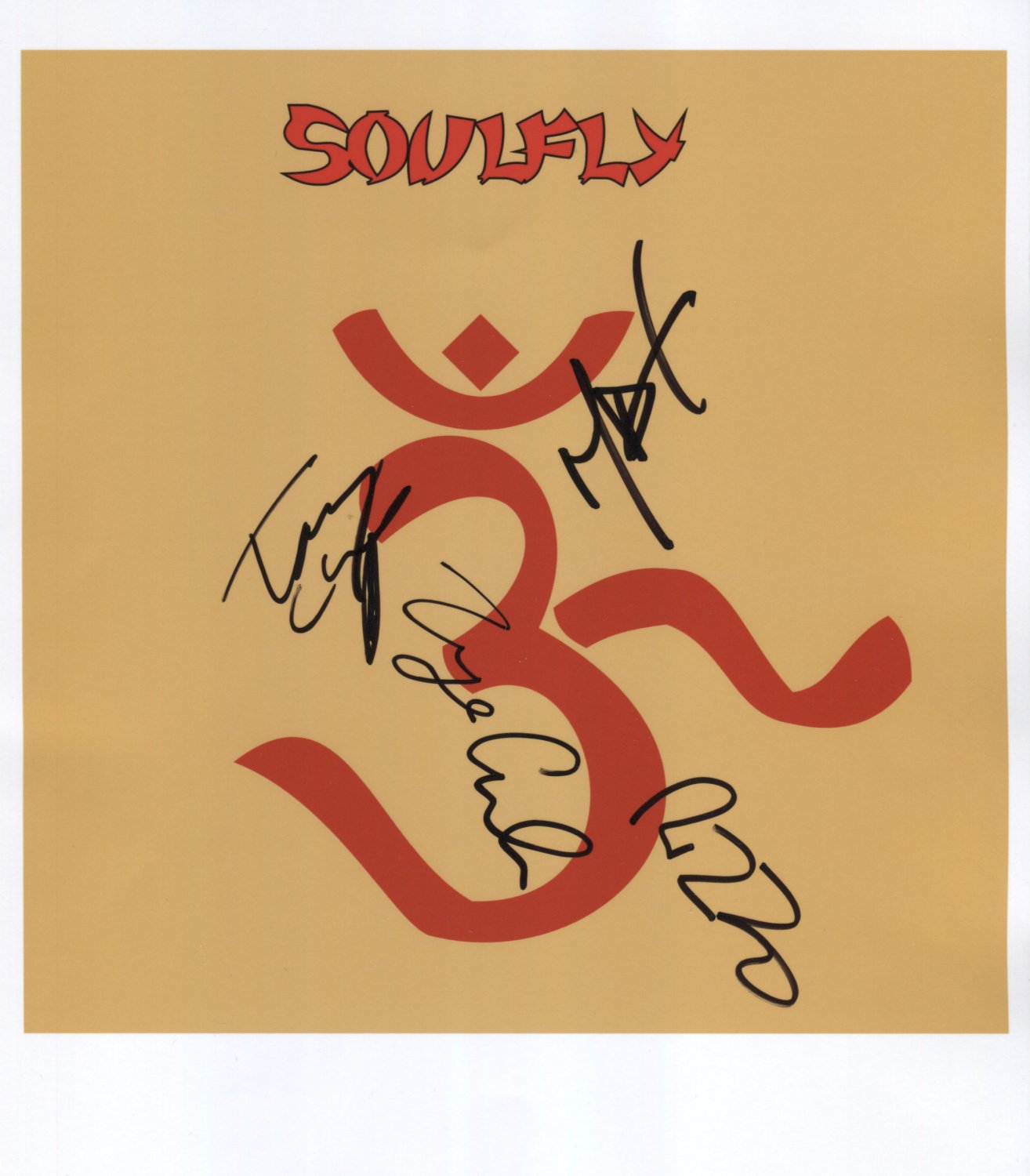 Soulfly (Band) Sepultura FULLY SIGNED 8" x 10" Photo + Certificate Of Authentication 100% Genuine