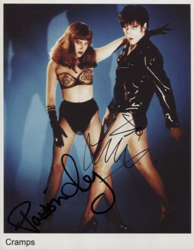 The Cramps Lux Interior & Ivy SIGNED Photo + Certificate Of Authentication 100% Genuine