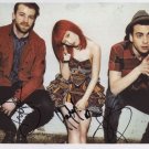 Paramore (Band) Hayley Williams + 2 SIGNED Photo + Certificate Of Authentication 100% Genuine