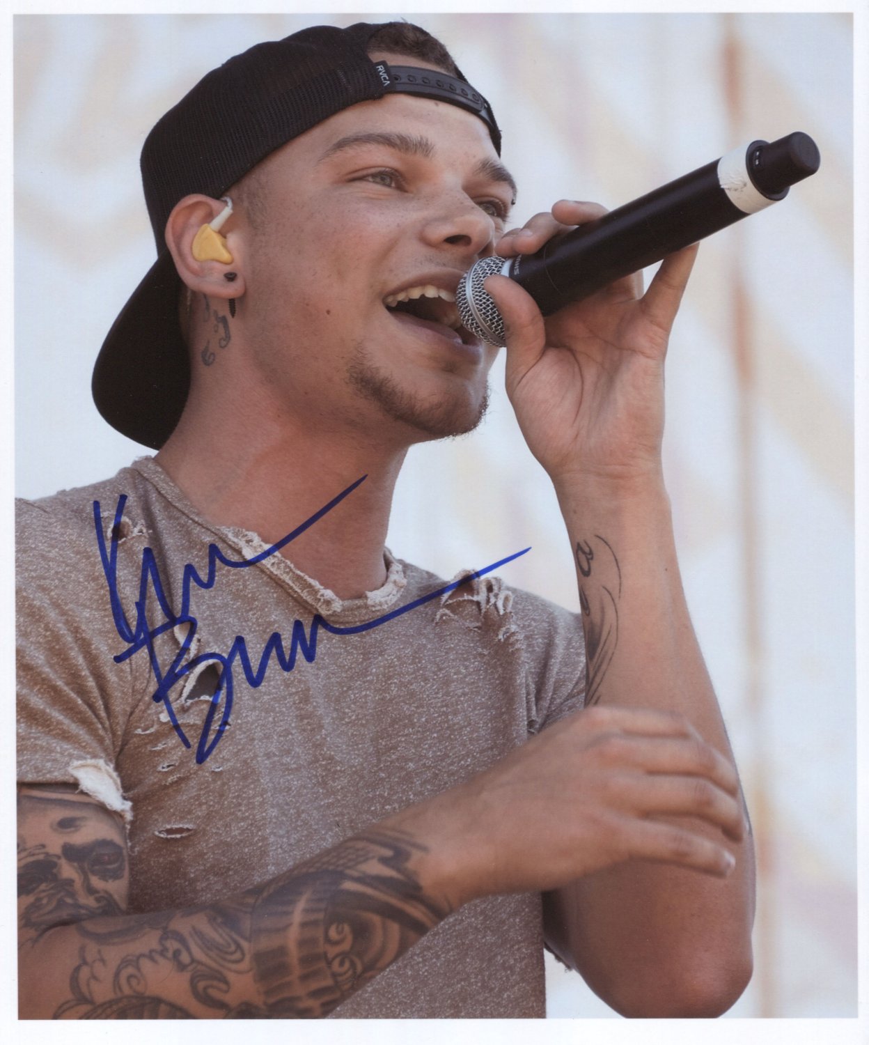 Kane Brown (Singer) SIGNED Photo + Certificate Of Authentication  100% Genuine