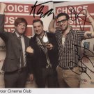 Two Door Cinema Club FULLY SIGNED 8" x 10" Photo + Certificate Of Authentication 100% Genuine
