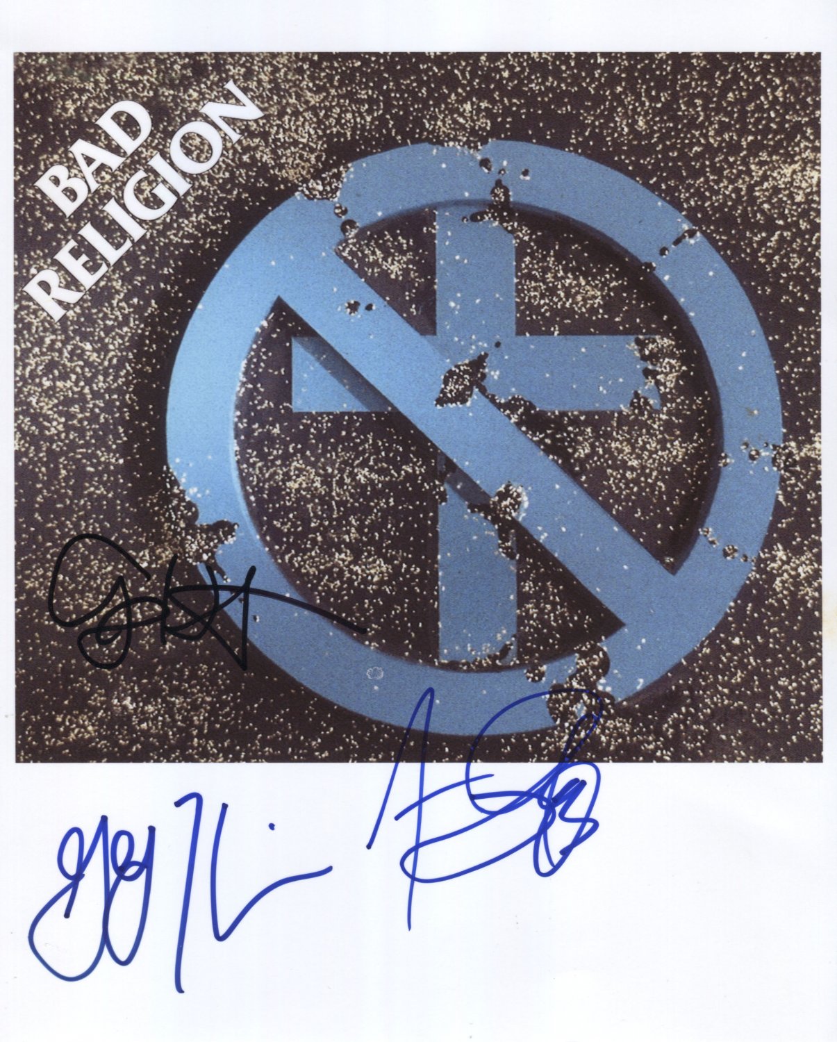 Bad Religion (Band) SIGNED Photo + Certificate Of Authentication 100 Genuine