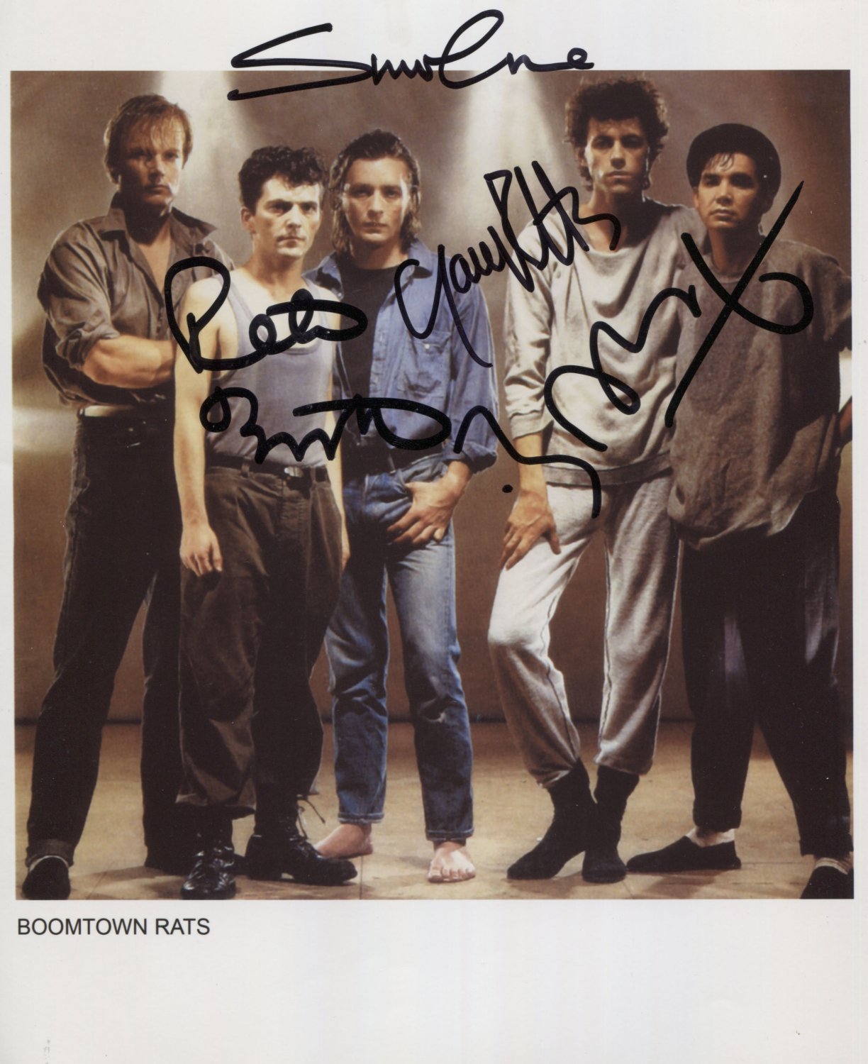 The Boomtown Rats SIGNED 8