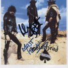 Motorhead Lemmy & Fast Eddie SIGNED 8" x 10" Photo + Certificate Of Authentication 100% Genuine