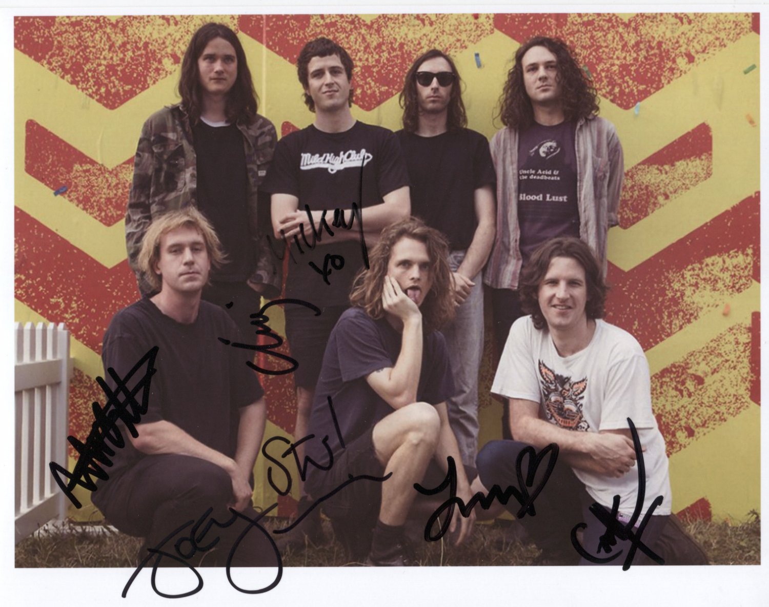 King Gizzard & The Wizard Lizard SIGNED Photo + Certificate Of Authentication 100% Genuine