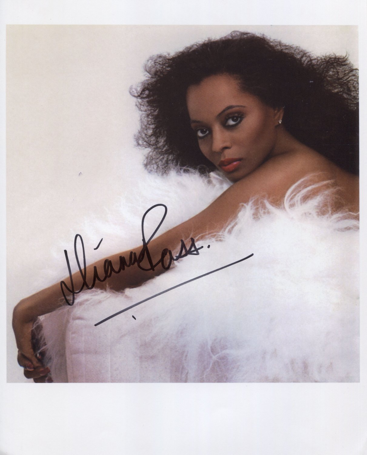 Diana Ross SIGNED 8" x 10" Photo + Certificate Of Authentication 100% Genuine