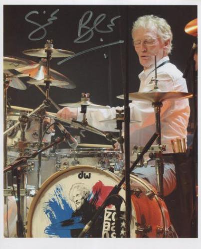 Ginger Baker SIGNED 8" x 10" Photo + Certificate Of Authentication 100% Genuine