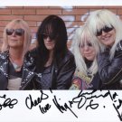 Girlschool (Band) FULLY SIGNED 8" x 10" Photo + Certiificate Of Authentication 100% Genuine