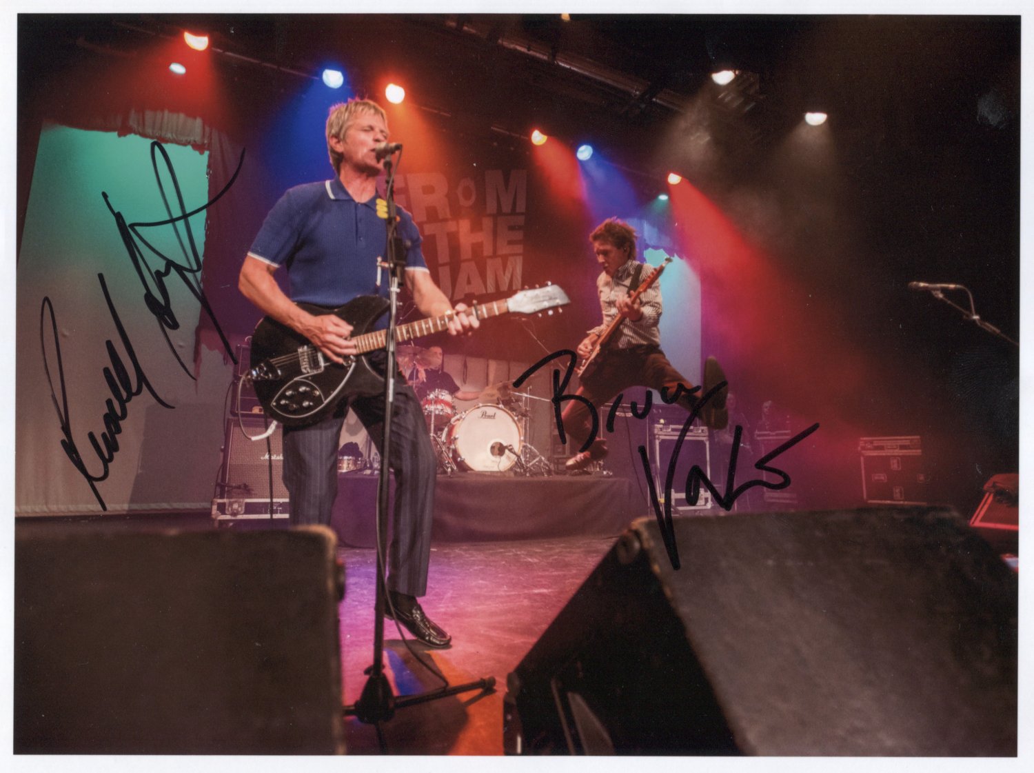 From The Jam Bruce Foxton + 1 SIGNED 8" x 10" Photo + Certificate Of Authentication 100% Genuine