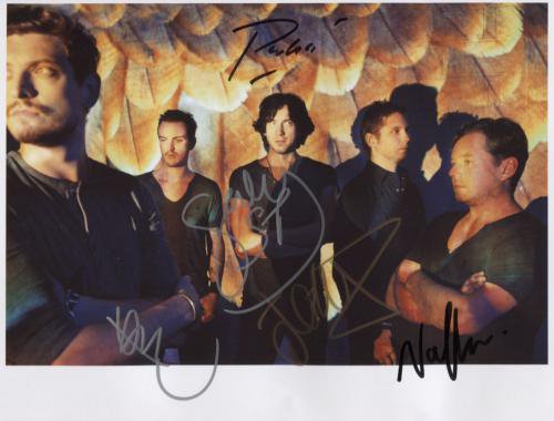 Snow Patrol (Band) FULLY SIGNED 8" x 10" Photo + Certificate Of Authentication  100% Genuine