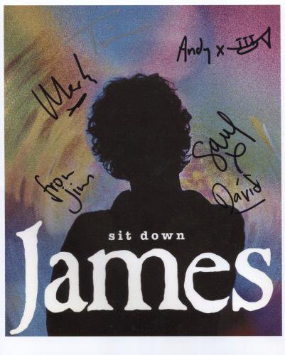 James (Indie Band) Tim Booth FULLY SIGNED Photo + Certificate Of Authentication 100% Genuine