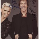 Roxette SIGNED 8" x 10" Photo + Certificate Of Authentication 100% Genuine