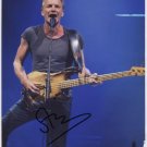 Sting (Police Gordon Sumner) SIGNED 8" x 10" Photo + Certiificate Of Authentication 100% Genuine