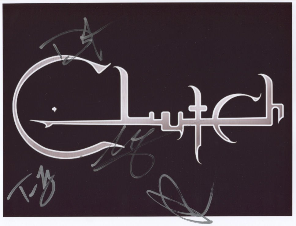 Clutch  (Band) Neil Fallon SIGNED Photo 1st Generation PRINT Ltd 150 + Certificate / 1