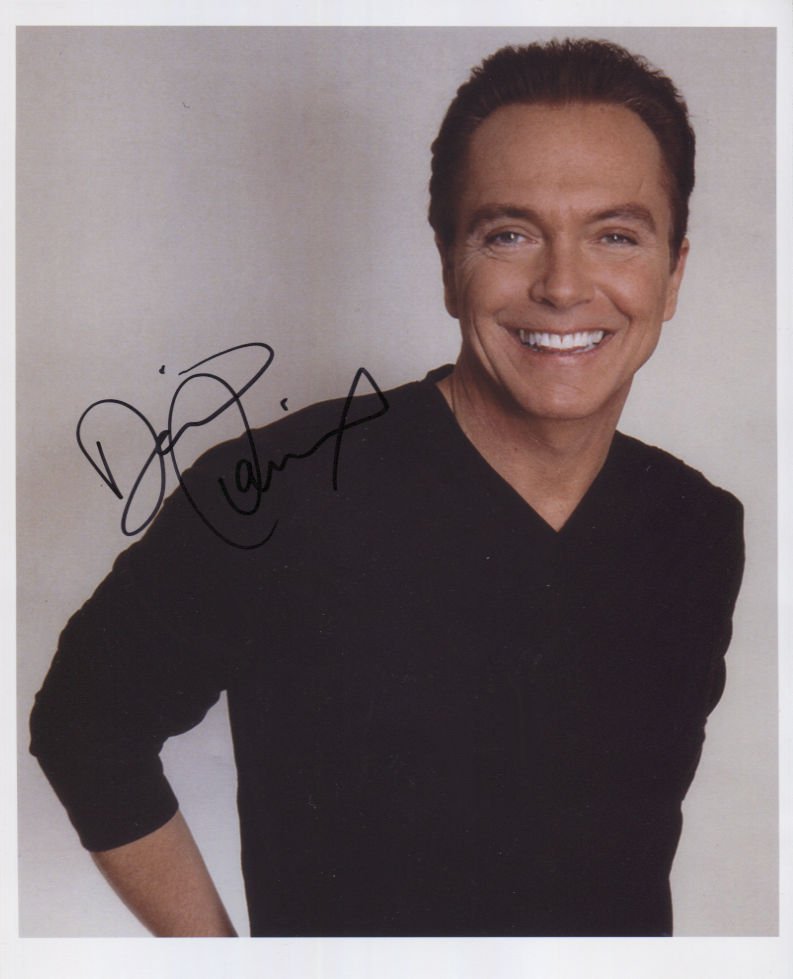 David Cassidy SIGNED Photo + Certificate Of Authentication 100% Genuine