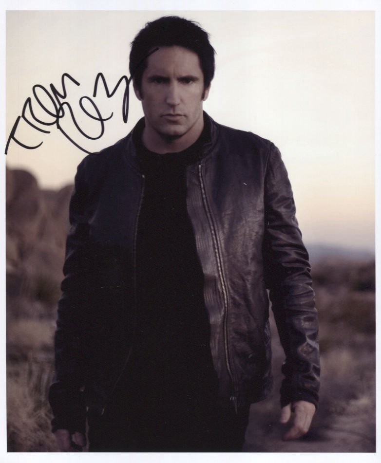 Trent Reznor Nine Inch Nails SIGNED Photo + Certificate Of Authentication 100% Genuine