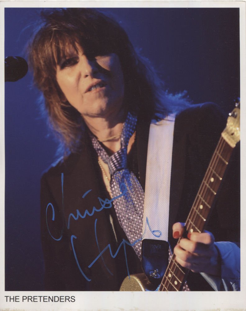 Chrissie Hynde The Pretenders SIGNED Photo + Certificate Of Authentication  100% Genuine