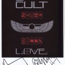 The Cult (Band) Astbury Duffy SIGNED  Photo + Certiificate Of Authentication 100% Genuine