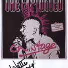 Wattie The Exploited Punk Band SIGNED 8" x 10" Photo + Certificate Of Authentication  100% Genuine