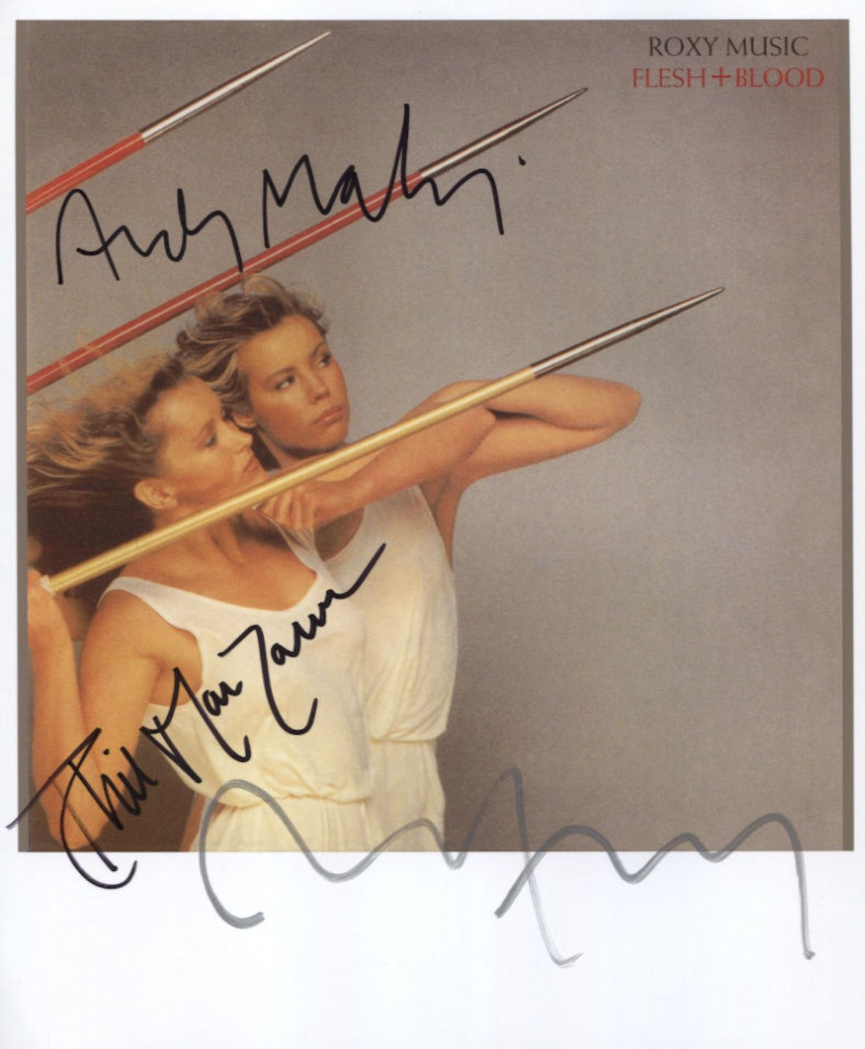 Roxy Music (Band) SIGNED Photo + Certificate Of Authentication 100% Genuine
