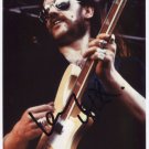 Lemmy Motorhead SIGNED 8" x 10" Photo + Certificate Of Authentication 100% Genuine