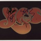 Yes (Band) Chris Squire Downes Davison Steve Howe  SIGNED 8" x 10" Photo + COA Guarantee