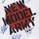 New Model Army SIGNED 8" x 10" Photo + Certificate Of Authentication  100% Genuine