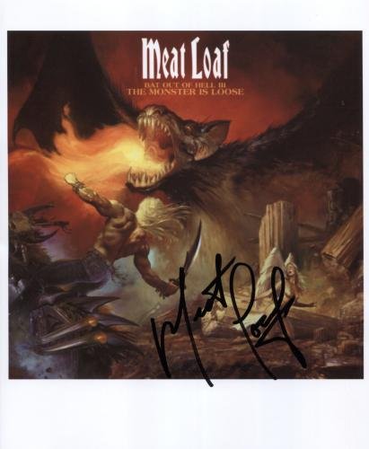Meat Loaf Meatloaf SIGNED Photo + Certificate Of Authentication 100% Genuine