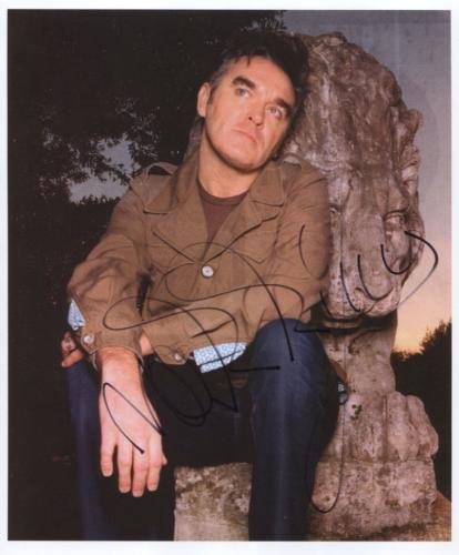 Morrissey (The Smiths) SIGNED Photo + Certificate Of Authentication 100% Genuine