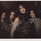 Halestorm (Band) Lzzy Halestorm FULLY SIGNED Photo + Certificate Of Authentication  100% Genuine