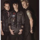 Green Day (Band) FULLY SIGNED 8" x 10" Photo + Certificate Of Authentication  100% Genuine
