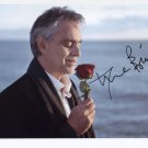 Andrea Bocelli SIGNED 8" x 10" Photo Certificate Of Authentication 100% Genuine
