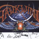 Hawkwind Dave Brock + 3 Others SIGNED Photo Certificate Of Authentication 100% Genuine