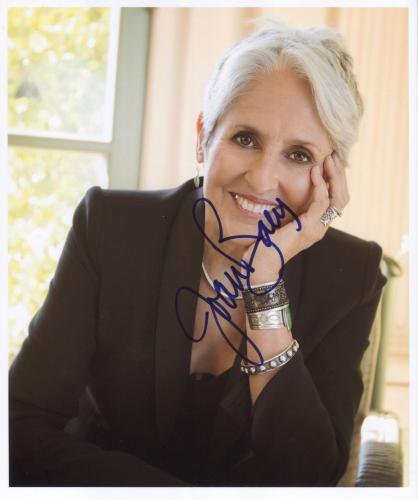 Joan Baez SIGNED 8" x 10" Photo + Certificate Of Authentication  100% Genuine
