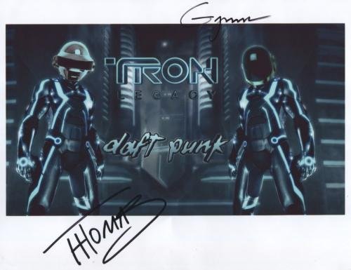 Daft Punk (Band) SIGNED Photo Certificate Of Authentication 100% Genuine