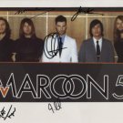 Maroon 5 (Band) FULLY  SIGNED 8" x 10" Photo + Certificate Of Authentication  100% Genuine