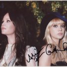 The Pierces (Band) SIGNED 8" x 10" Photo + Certificate Of Authentication 100% Genuine Photo Proof