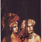 The Creatures Siouxsie Sioux Budgie Banshees SIGNED Photo + Certificate Of Authentication Genuine