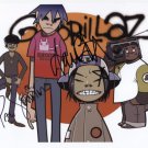 The Gorillaz (Band) Damon Alban + Paul SIGNED Photo + Certificate Of Authentication 100% Genuine