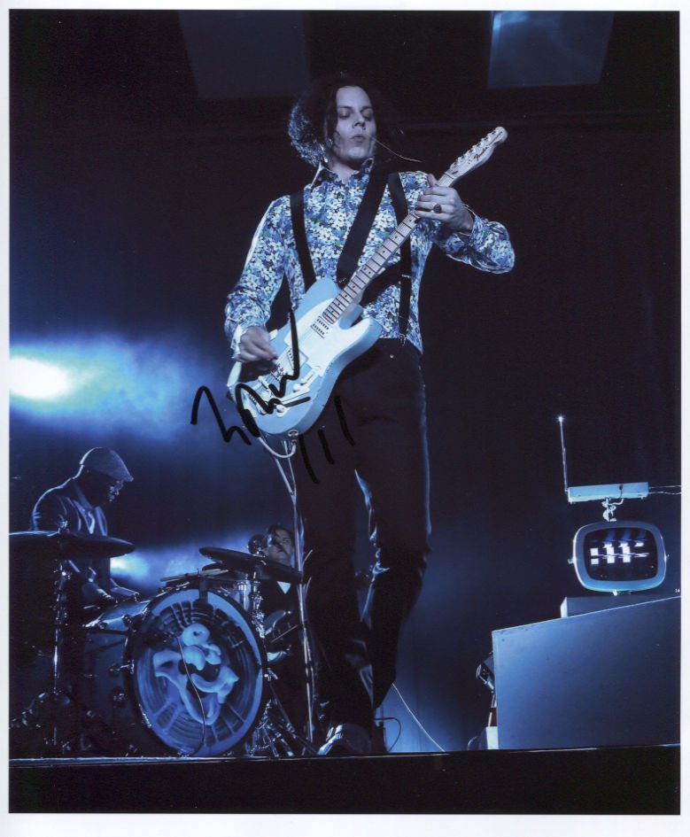 Jack White (White Stripes Etc) SIGNED Photo + Certificate Of Authentication  100% Genuine