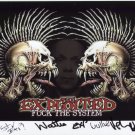 Wattie The Exploited Punk Band SIGNED 8" x 10" Photo + Certificate Of Authentication  100% Genuine