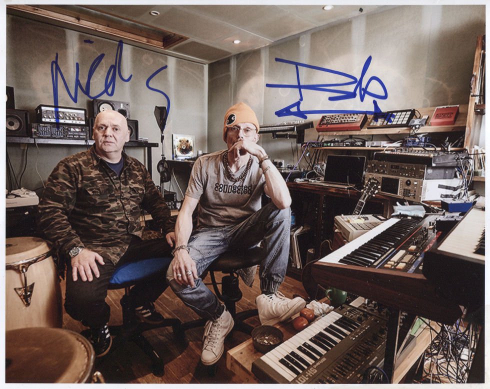 Stereo MC's Rob Birch Nick Hallam SIGNED 8" x 10" Photo + Certificate Of Authentication 100% Genuine