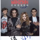 Maneskin (Band) FULLY SIGNED 8" x 10" Photo + Certificate Of Authentication 100% Genuine
