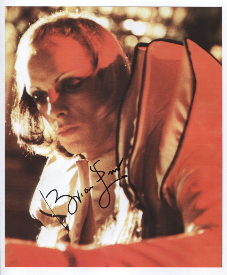 Brian Eno SIGNED 8" x 10" Photo + Certificate Of Authentication 100% Genuine