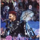 Queen Adam Lambert Brian May SIGNED 8" x 10" Photo COA 100% Genuine